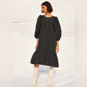 Wilfred "Sedona" black taffeta dress size M
